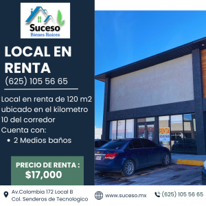 Local en Renta Kilometro 10 del Corredor