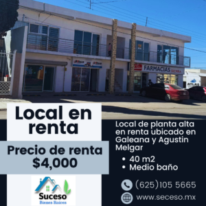 Local en Renta Galeana y Agustin Melgar