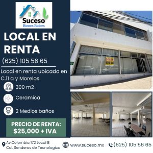 Local en Renta C.11 a y Morelos