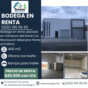Bodega en renta en Centauro del Norte