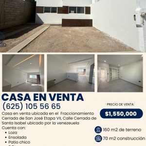 Casa en venta fraccionamiento Cerrado de San Jose Etapa VII
